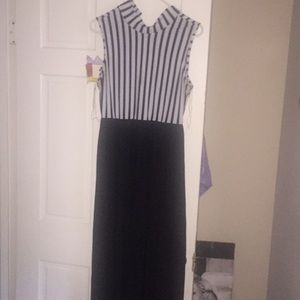 Full length sheer dress